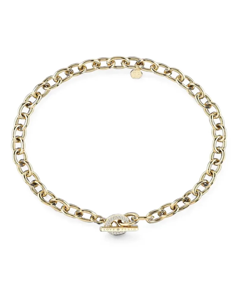 Philipp Plein Kettenarmband mit Kristallen - Gold Gold