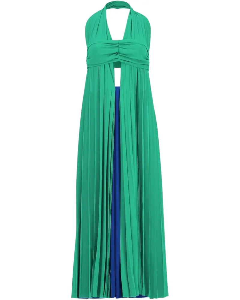 Zeus + Dione Midikleid mit Neckholder - Grün Grün