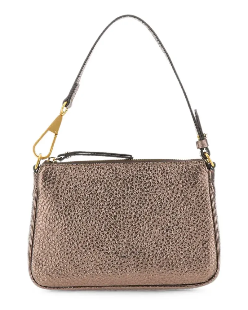 Gianni Chiarini Brooke maxi-grain leather shoulder bag - Rosa Rosa