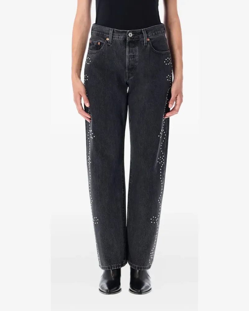 Levi's 90's Jeans mit Kristallen - Schwarz Schwarz
