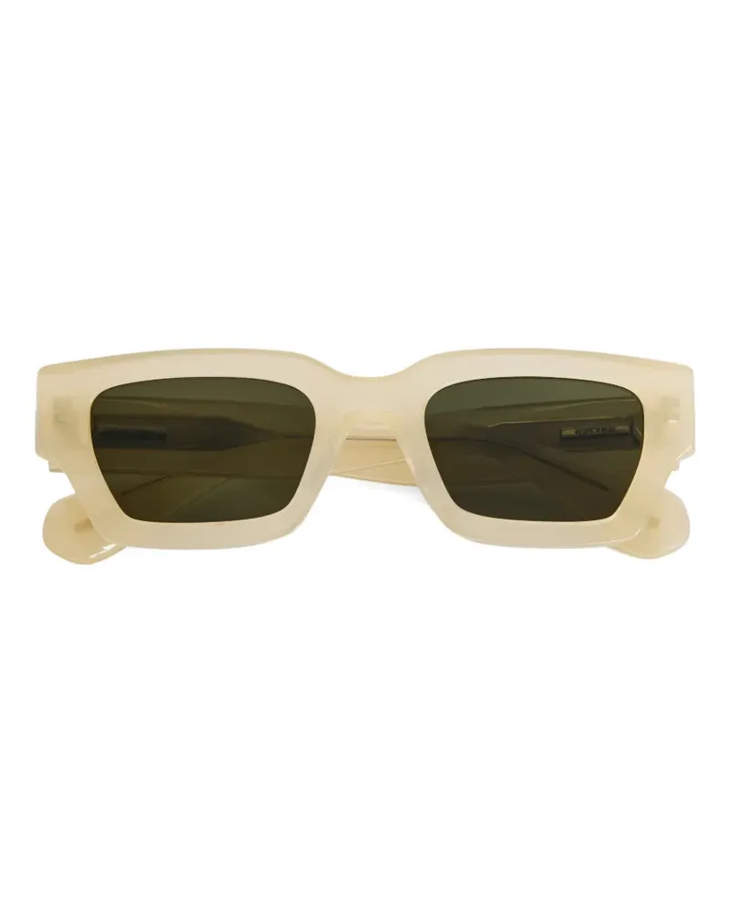 Jil Sander rectangular-frame sunglasses - Nude Nude