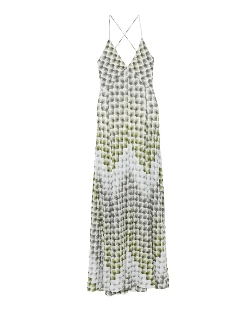 Missoni Kleid mit geometrischem Print - Grün Grün
