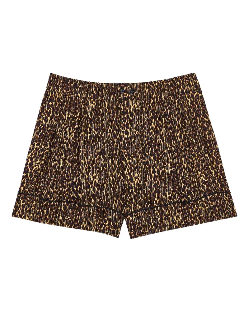 Saint Laurent Pyjama mit Leopardenprint - Braun Braun