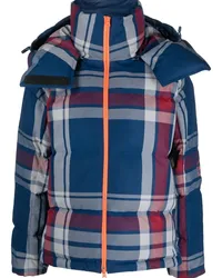 adidas Jacke mit Check Blau