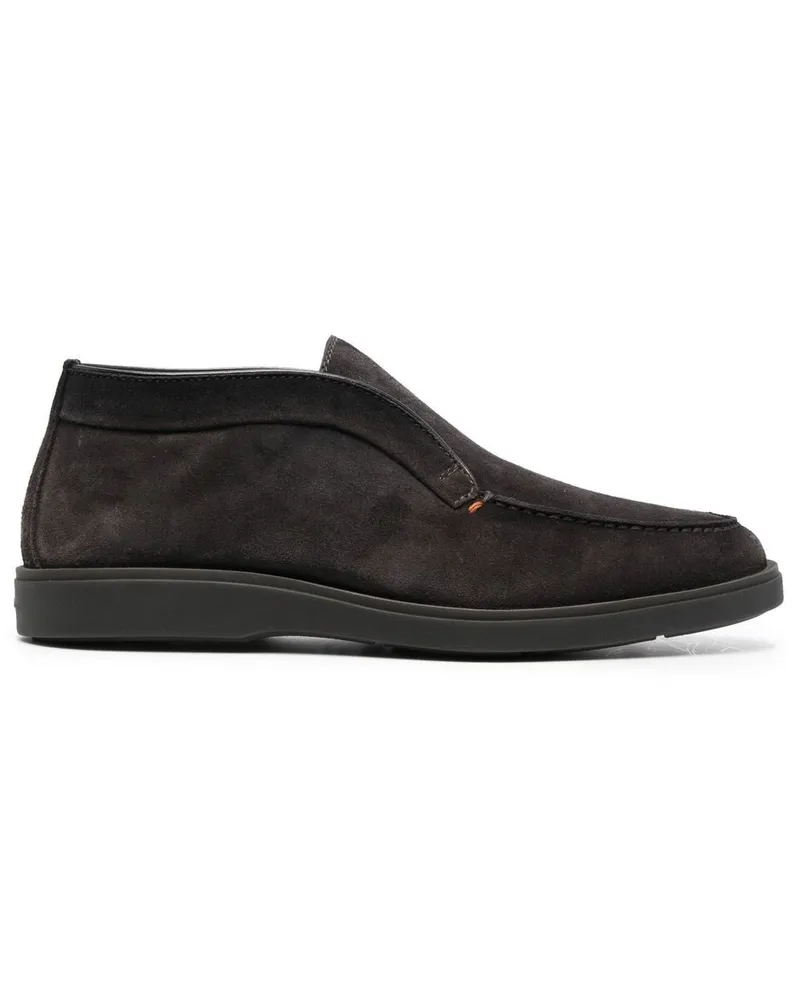 Santoni Stiefel mit runder Kappe - Braun Braun