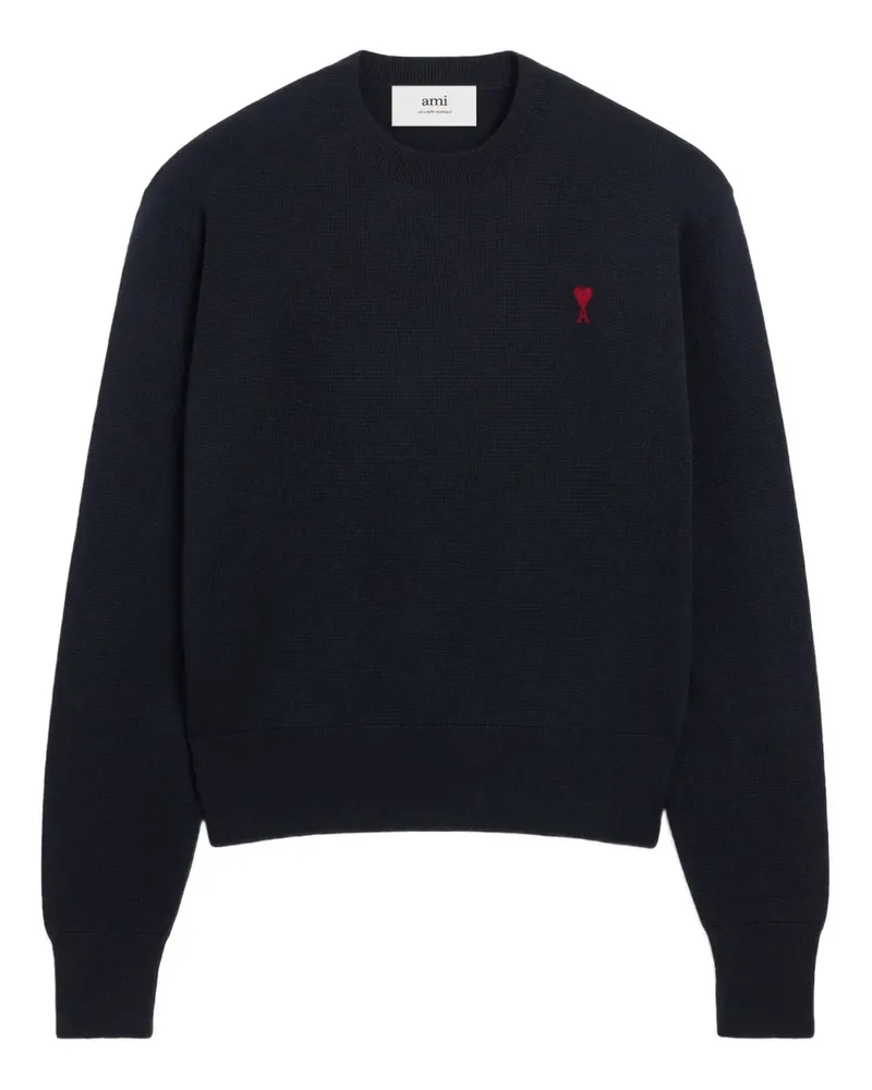 AMI Paris Ami de Coeur Pullover mit Rundhalsausschnitt - Blau Blau