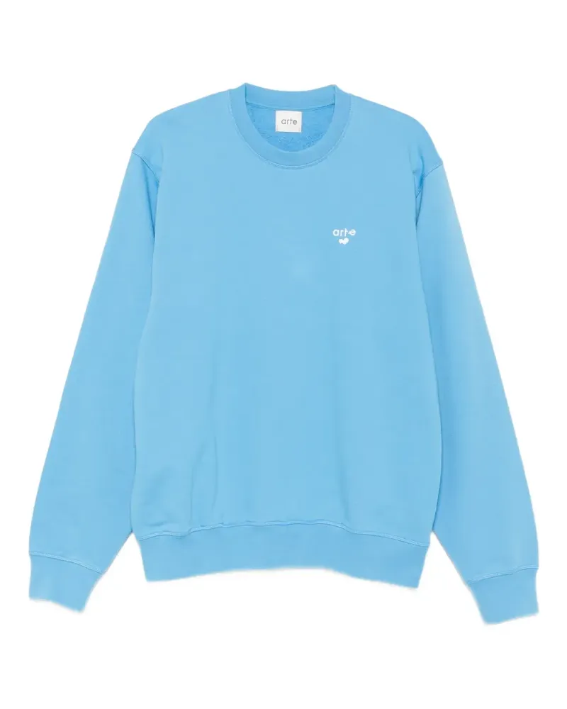 Arte Antwerp logo-embroidered sweatshirt - Blau Blau