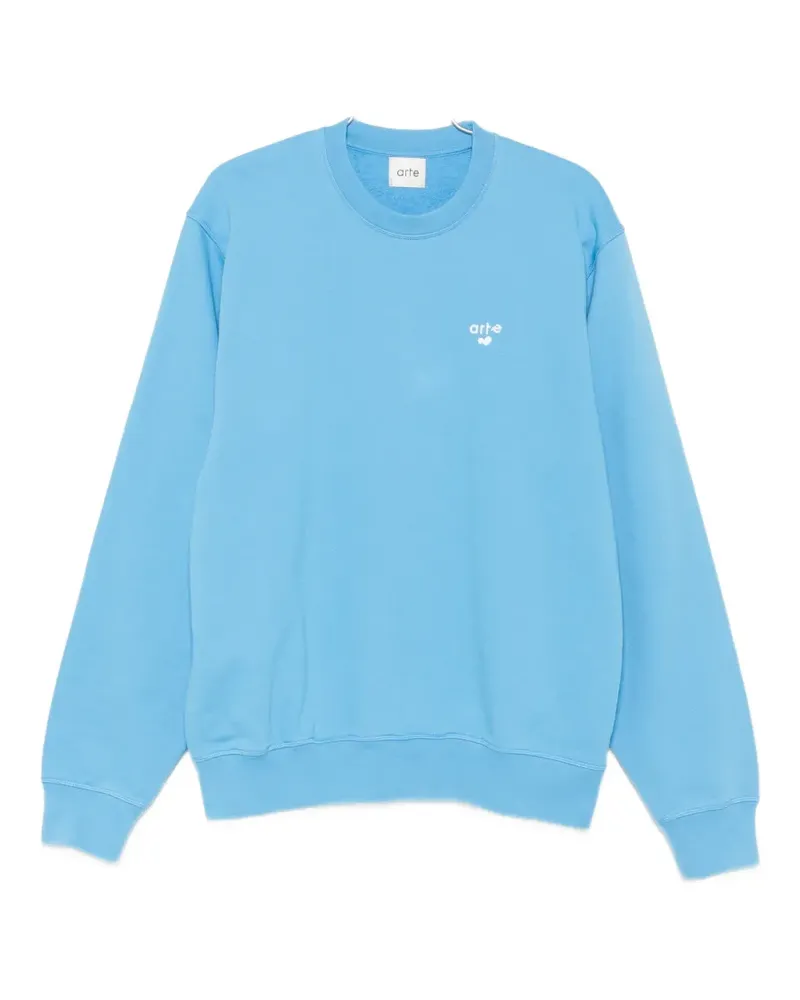 Arte Antwerp logo-embroidered sweatshirt - Blau Blau