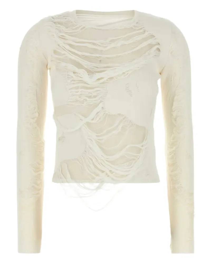 Maison Margiela Klassischer Pullover - Weiß Weiß