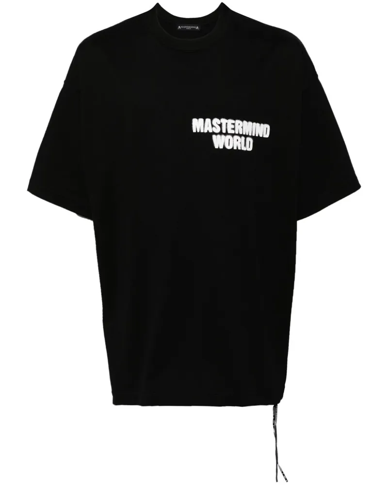 Mastermind World T-Shirt mit Graffiti-Print - Schwarz Schwarz