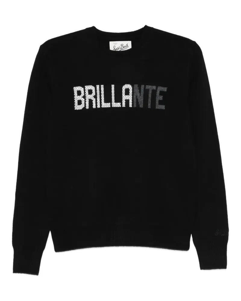 MC2 Saint Barth Pullover mit Motiv - Schwarz Schwarz