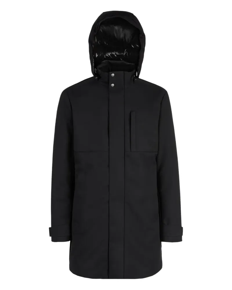Geox Kapuzenjacke mit Einsätzen - Schwarz Schwarz