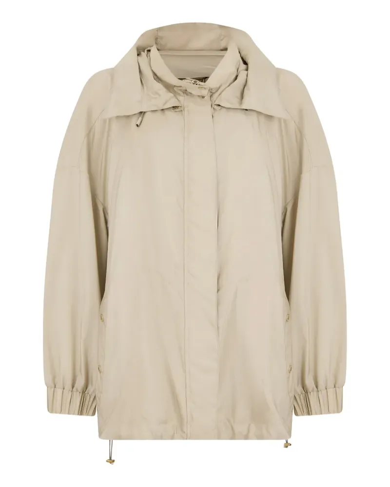 MOORER Harriet-P hooded jacket - Nude Nude