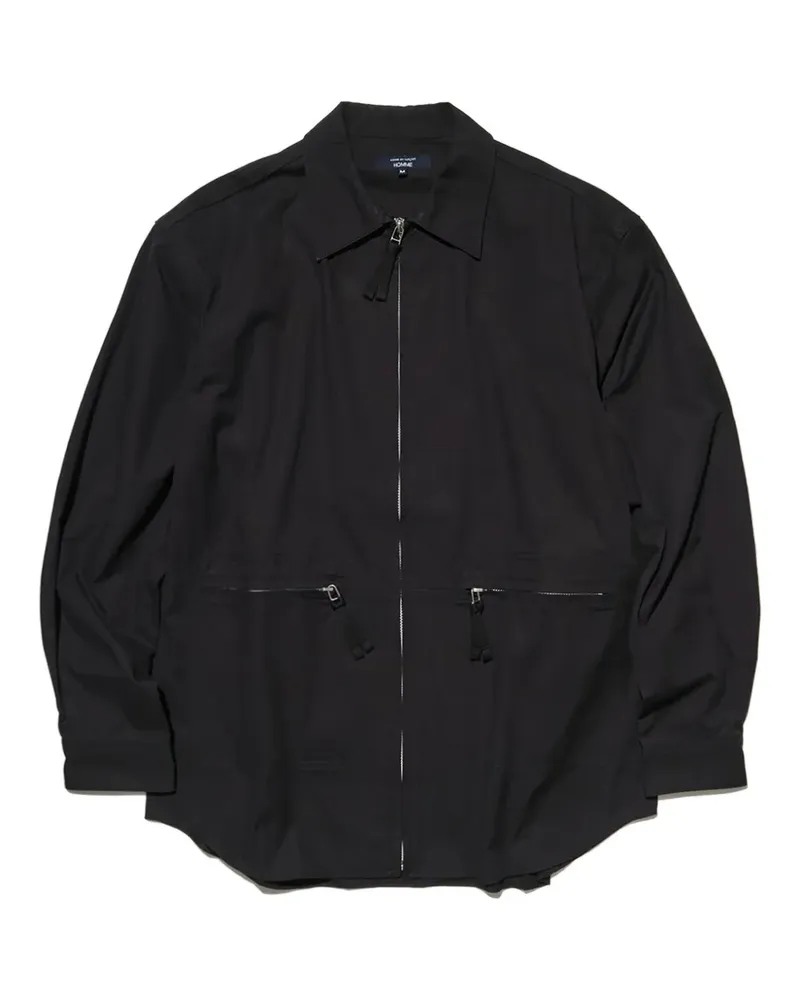 Comme des Garçons Weste mit Reißverschlusstaschen - Schwarz Schwarz