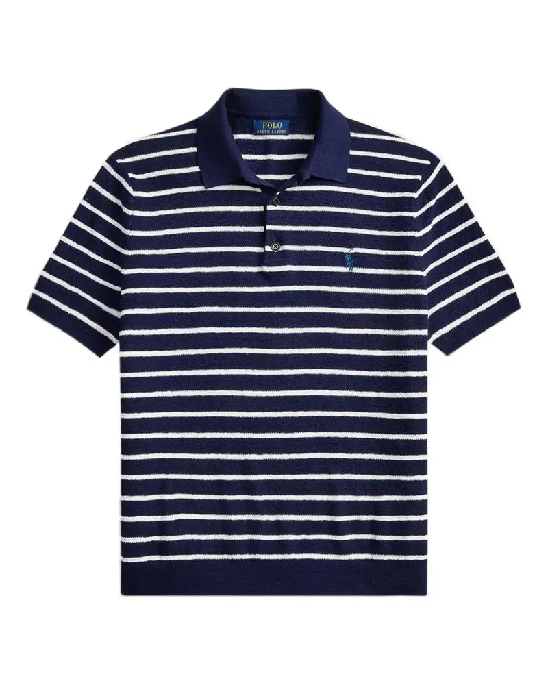 Ralph Lauren striped polo shirt - Blau Blau