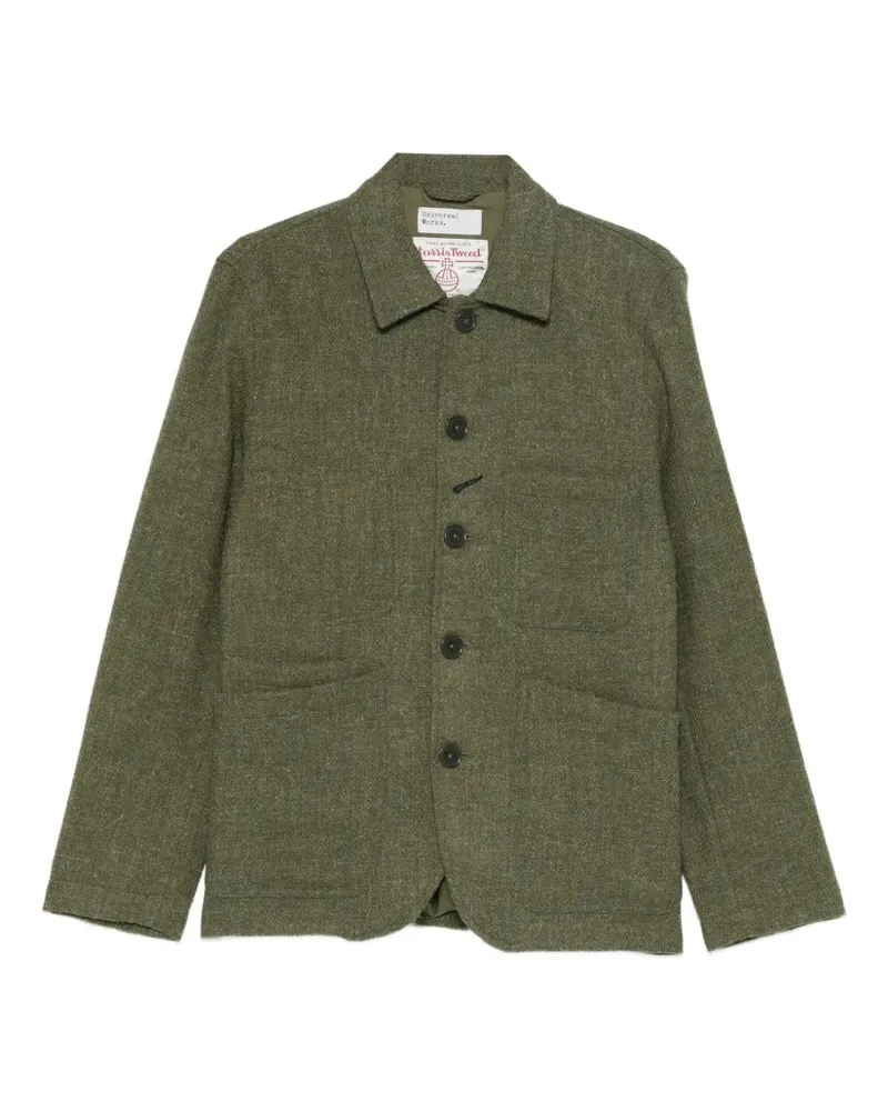 Universal Works Bakers Chore Jacke - Grün Grün