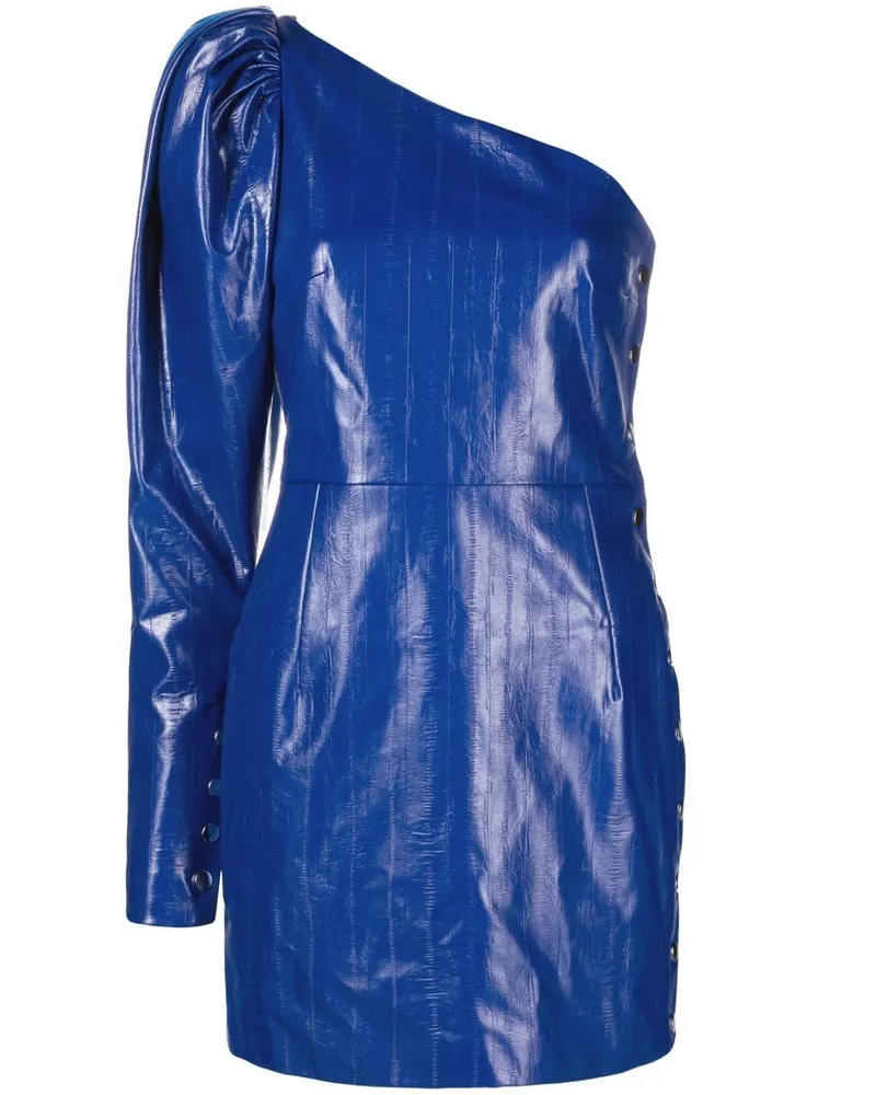 ROTATE Birger Christensen Einschultriges Paillettenkleid - Blau Blau