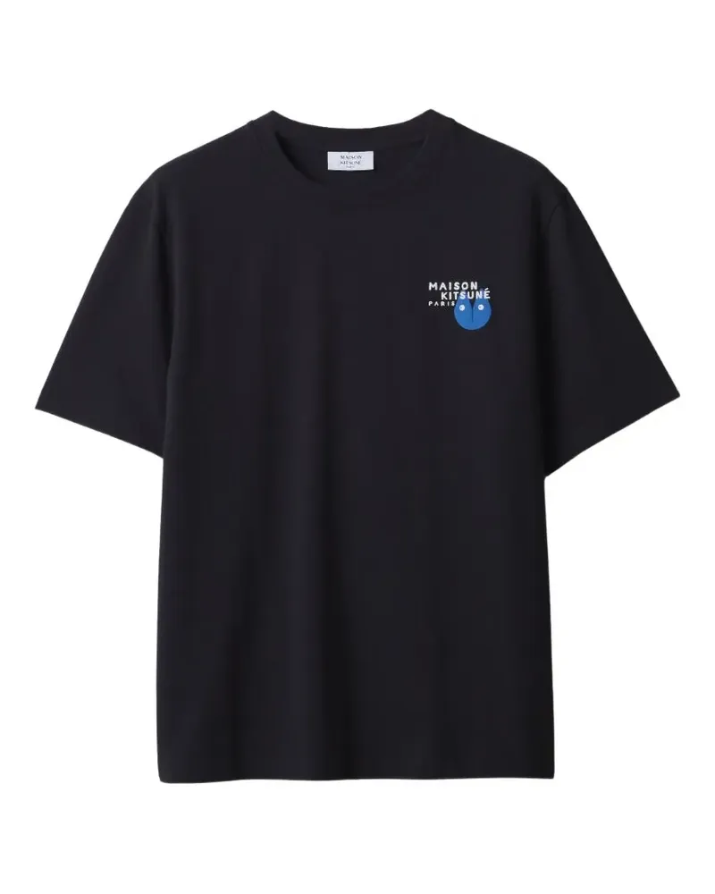 Kitsuné Fortune Fox T-shirt - Schwarz Schwarz