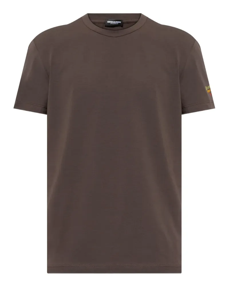 Dsquared2 T-Shirt aus Jersey - Braun Braun