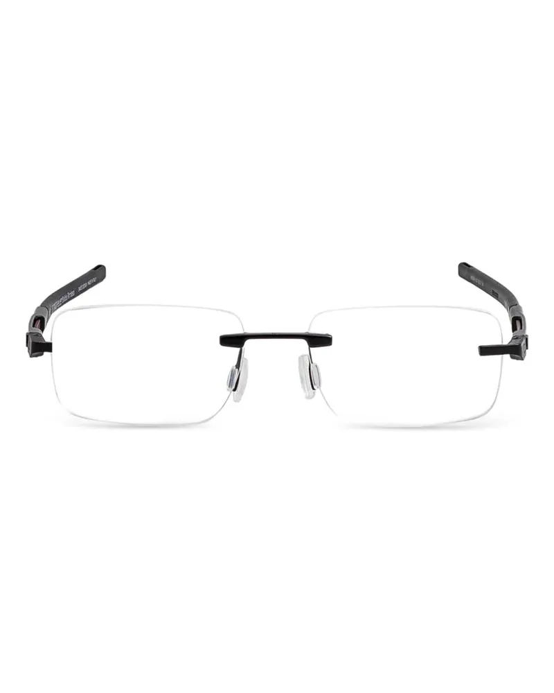 TAG Heuer Eckige Bolide Brille - Schwarz Schwarz