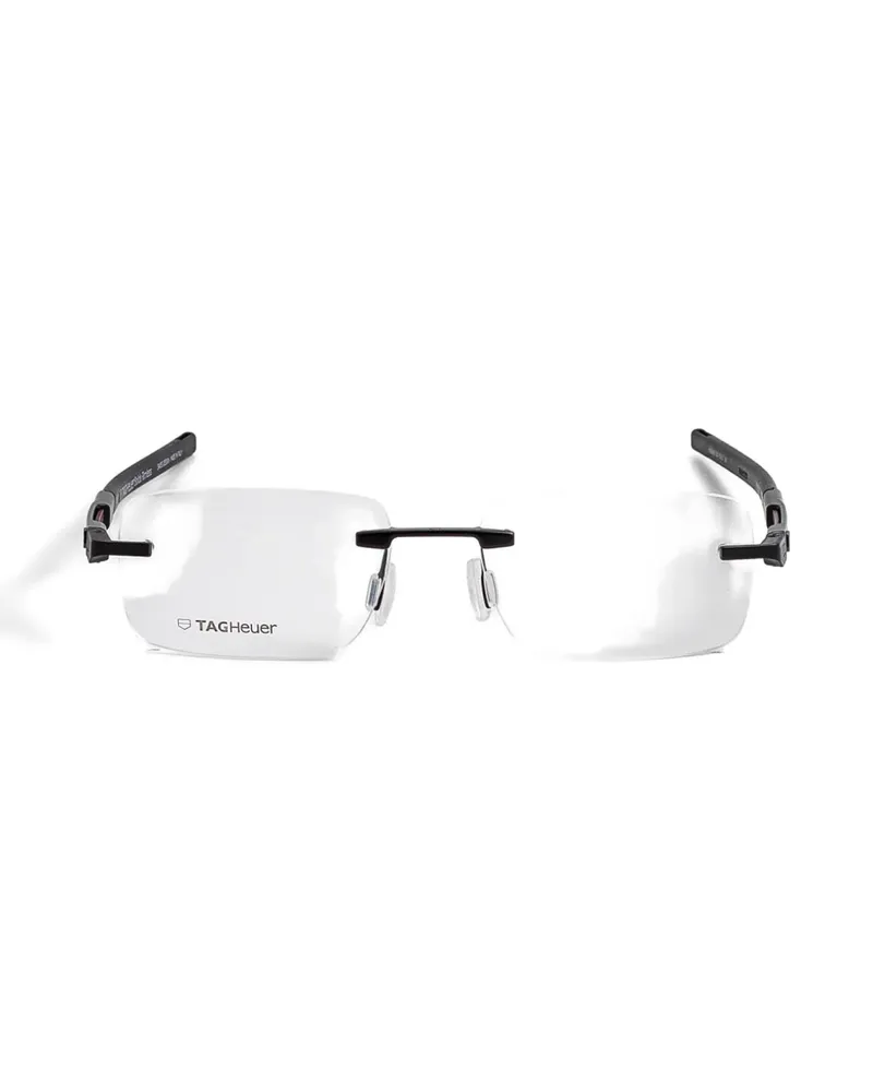 TAG Heuer Bolide Rimless rectangle-frame glasses - Schwarz Schwarz