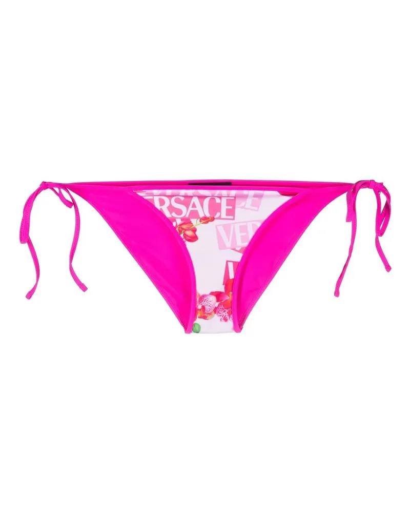 Versace Wendbares Bikinihöschen - Rosa Rosa