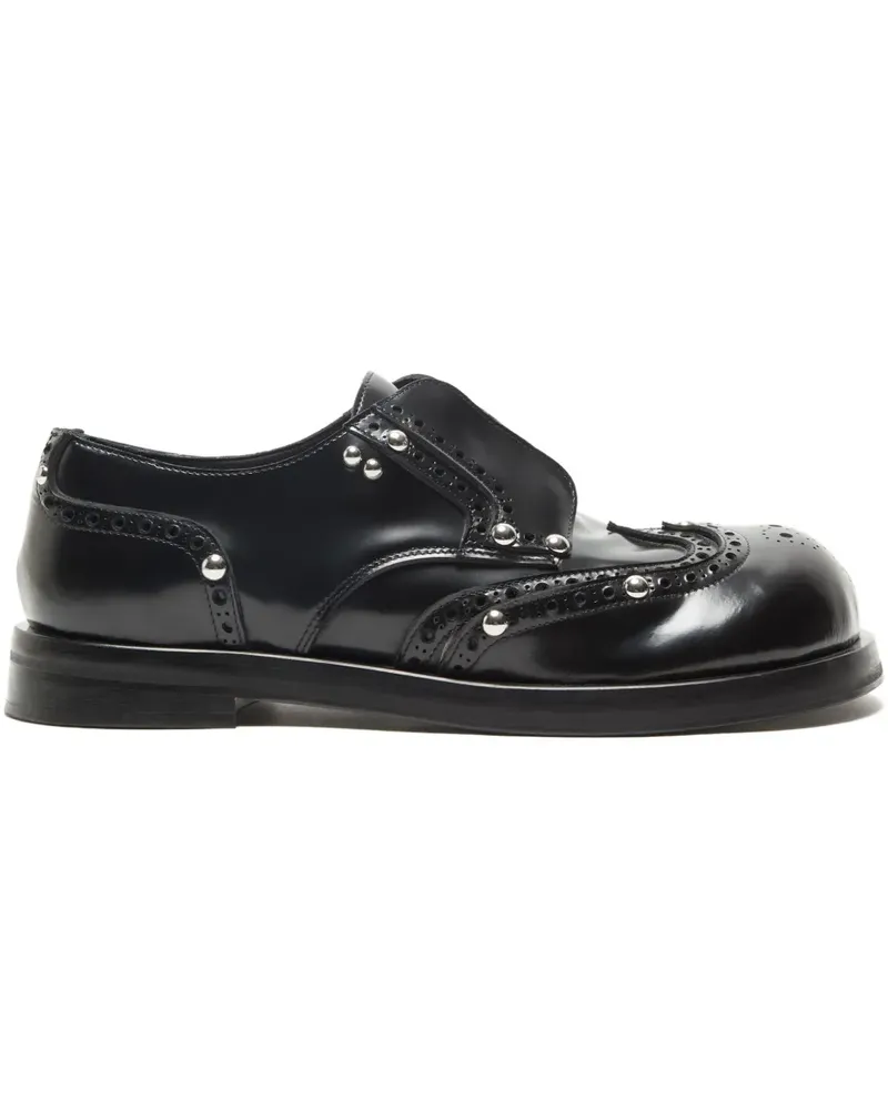 Acne Studios Derby-Schuhe mit Nieten - Schwarz Schwarz