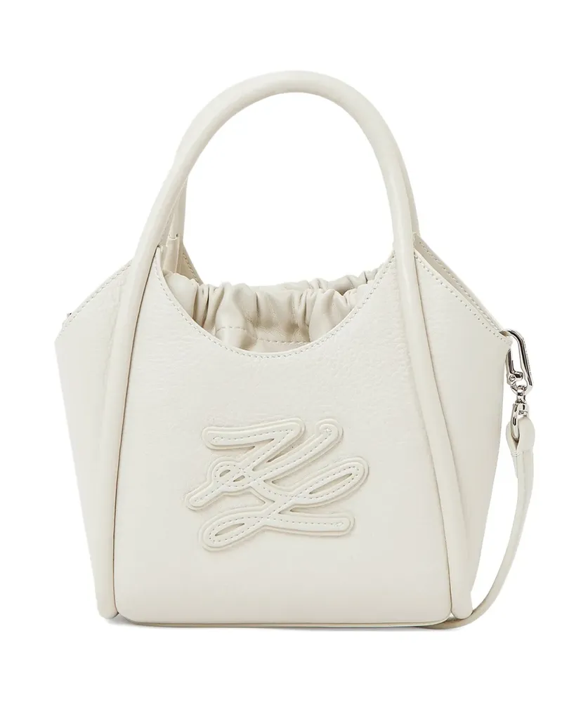 Karl Lagerfeld Mini K/Autograph Tote Bag - Weiß Weiß