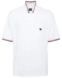 NEEDLES Poloshirt mit Logo-Stickerei Weiß