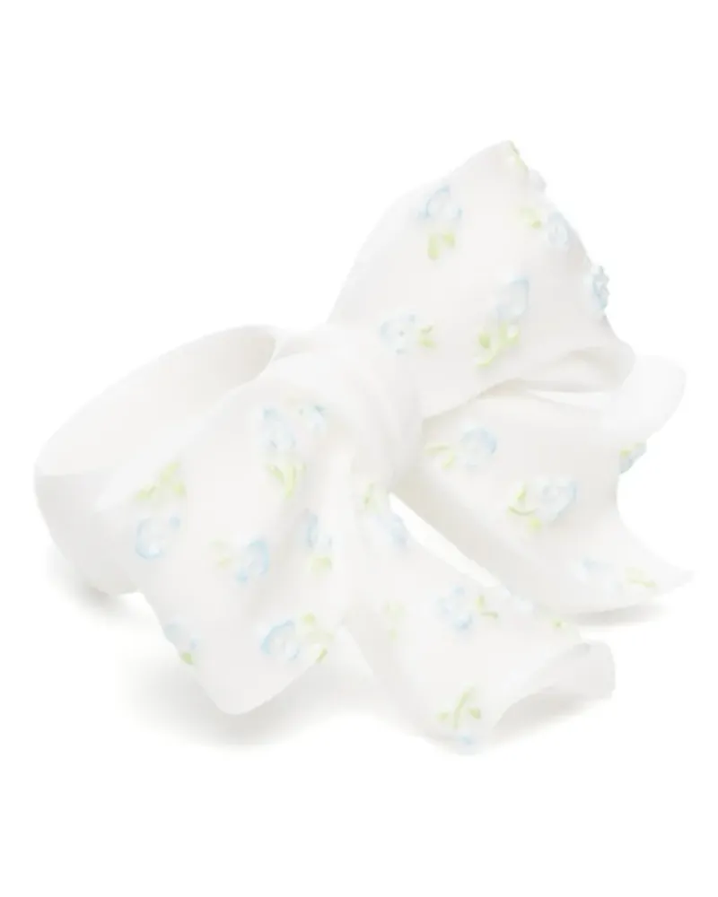 SHUSHU/TONG Ring mit Blumenprint - Weiß Weiß
