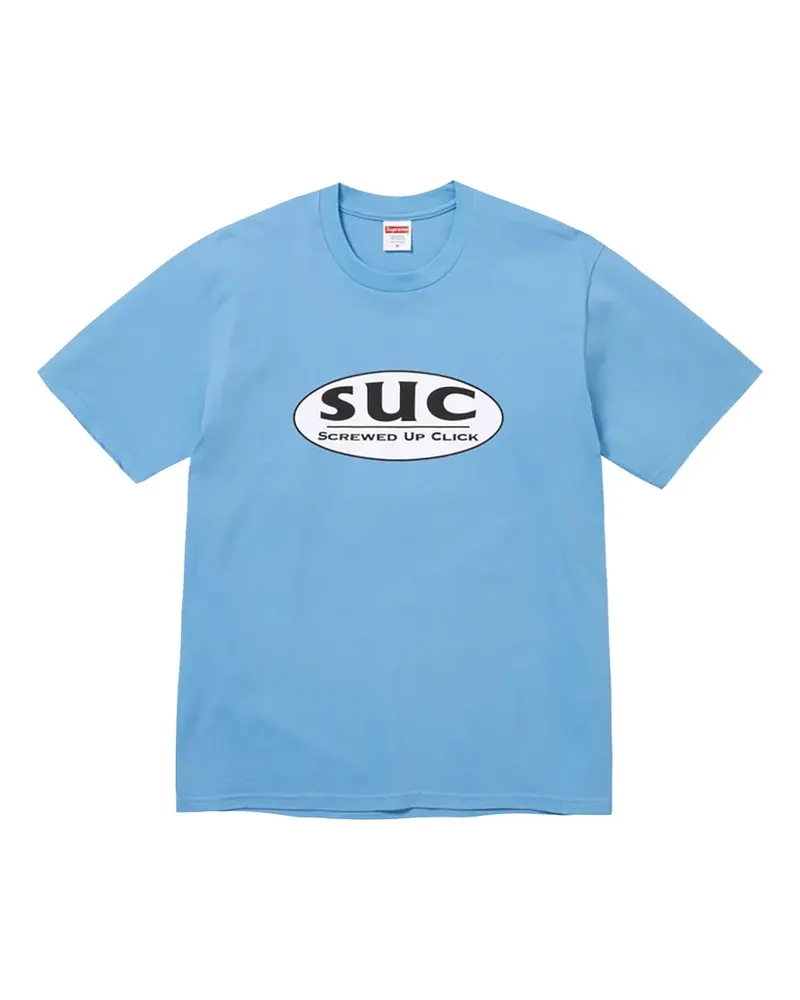 Supreme Being x DJ Screw SUC print-detail T-shirt - Blau Blau