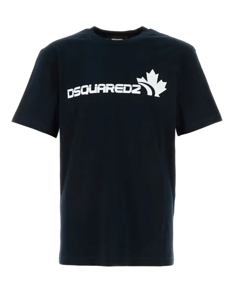Dsquared2 T-Shirt mit Logo-Print - Blau Blau