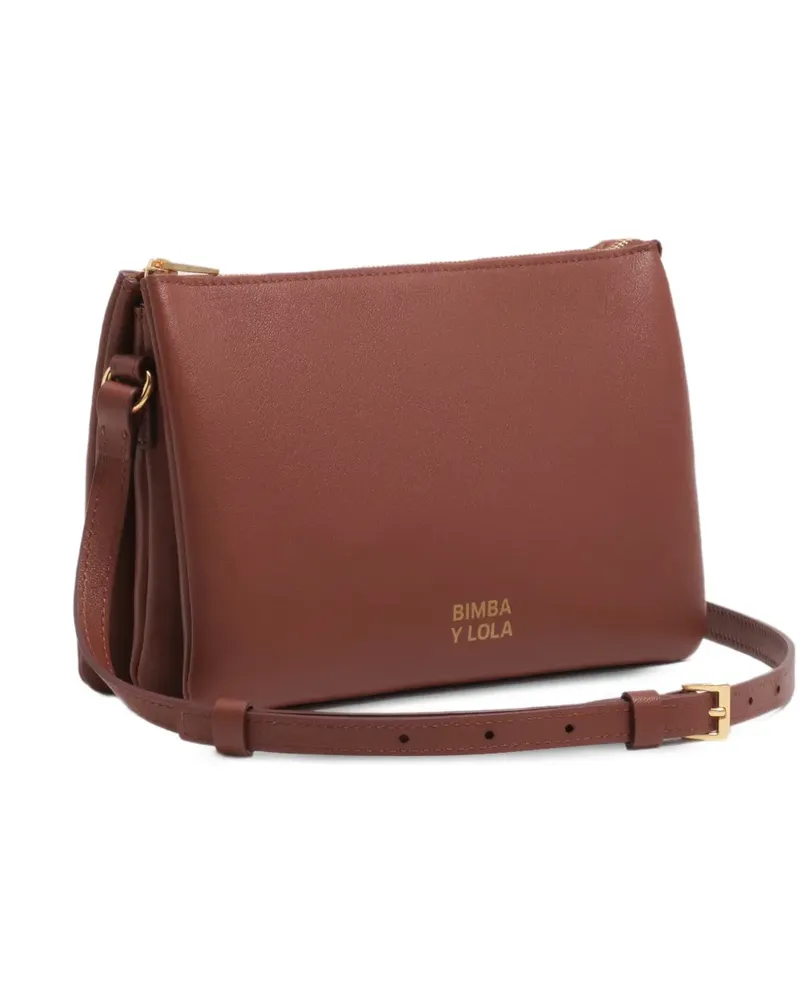 BIMBA Y LOLA Tote Bag mit Reißverschluss - Braun Braun