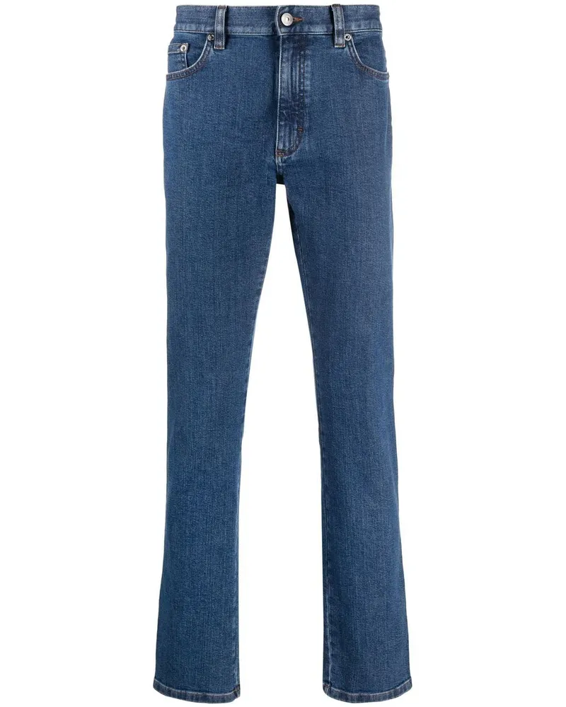 Ermenegildo Zegna Roccia Slim-Fit-Jeans - Blau Blau