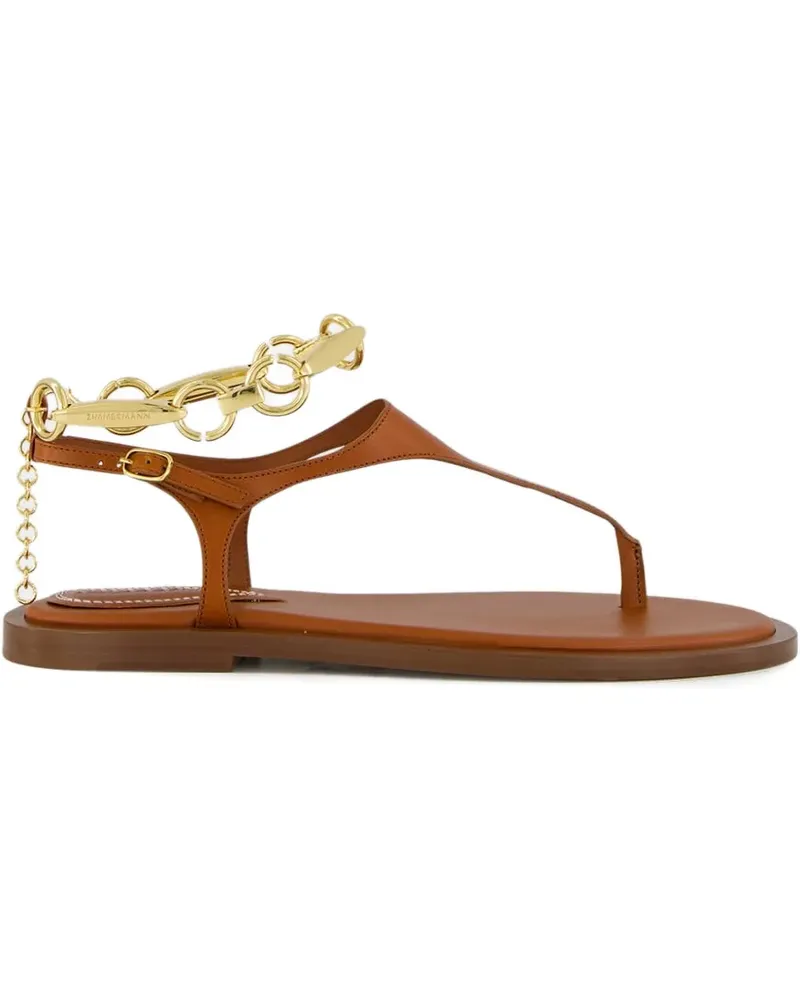 Zimmermann Sandalen mit Kettendetail - Braun Braun