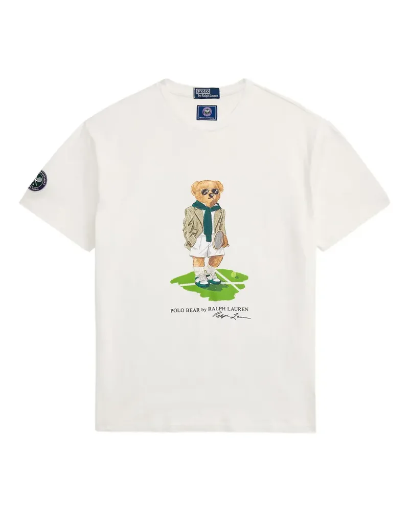 Ralph Lauren x Wimbeldon Polo Bear T-Shirt - Weiß Weiß