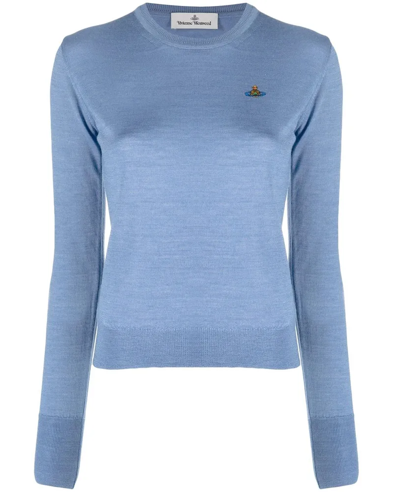 Vivienne Westwood Bestickter Pullover - Blau Blau