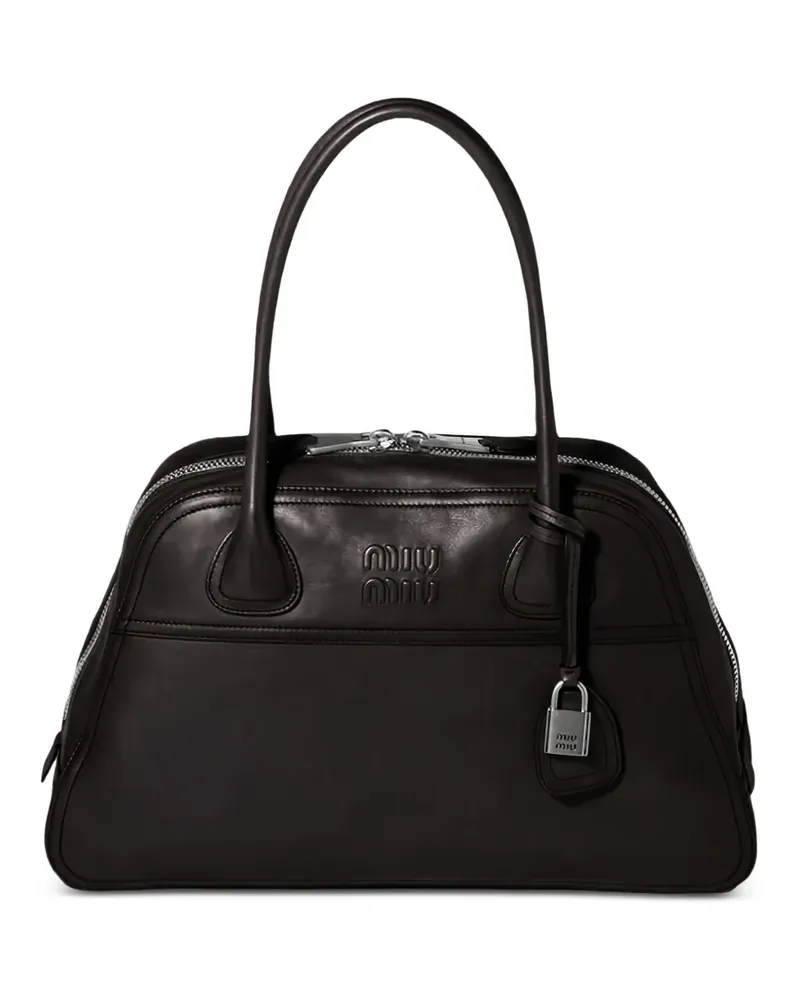 Miu Miu Vivant Ledertasche - Schwarz Schwarz
