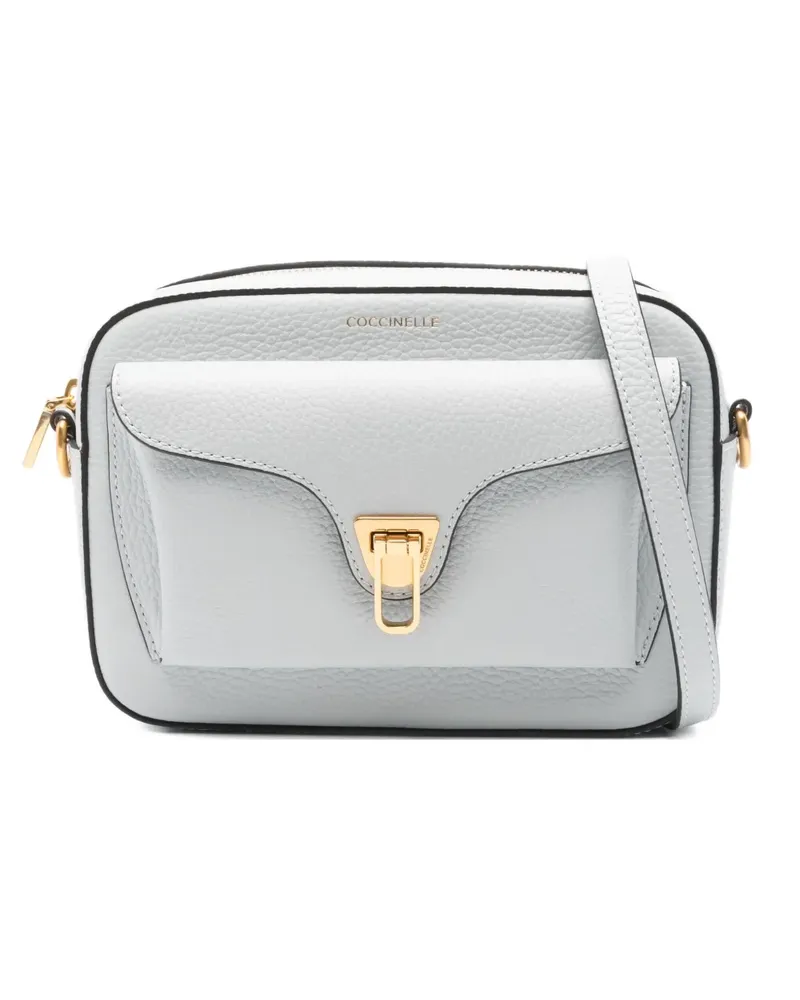 Coccinelle Schultertasche mit Klappentasche - Grau Grau