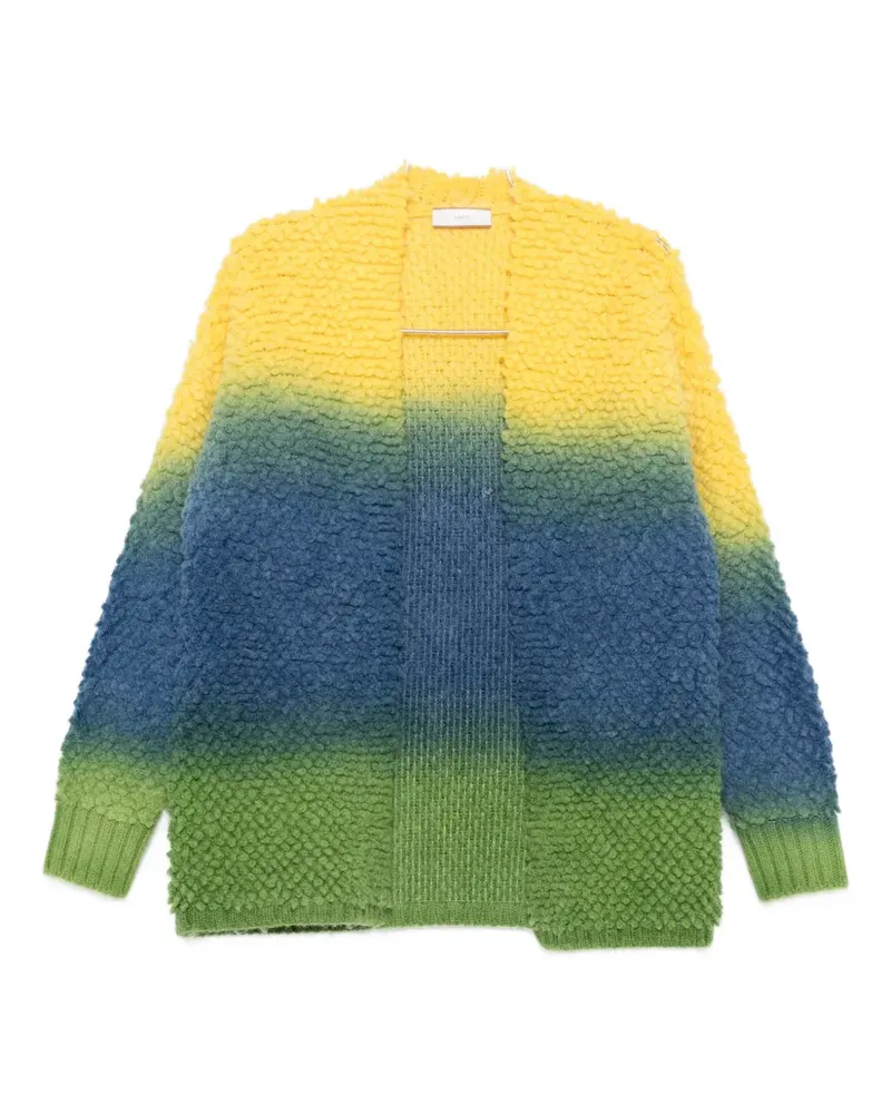 AKEP colour-block cardigan - Blau Blau