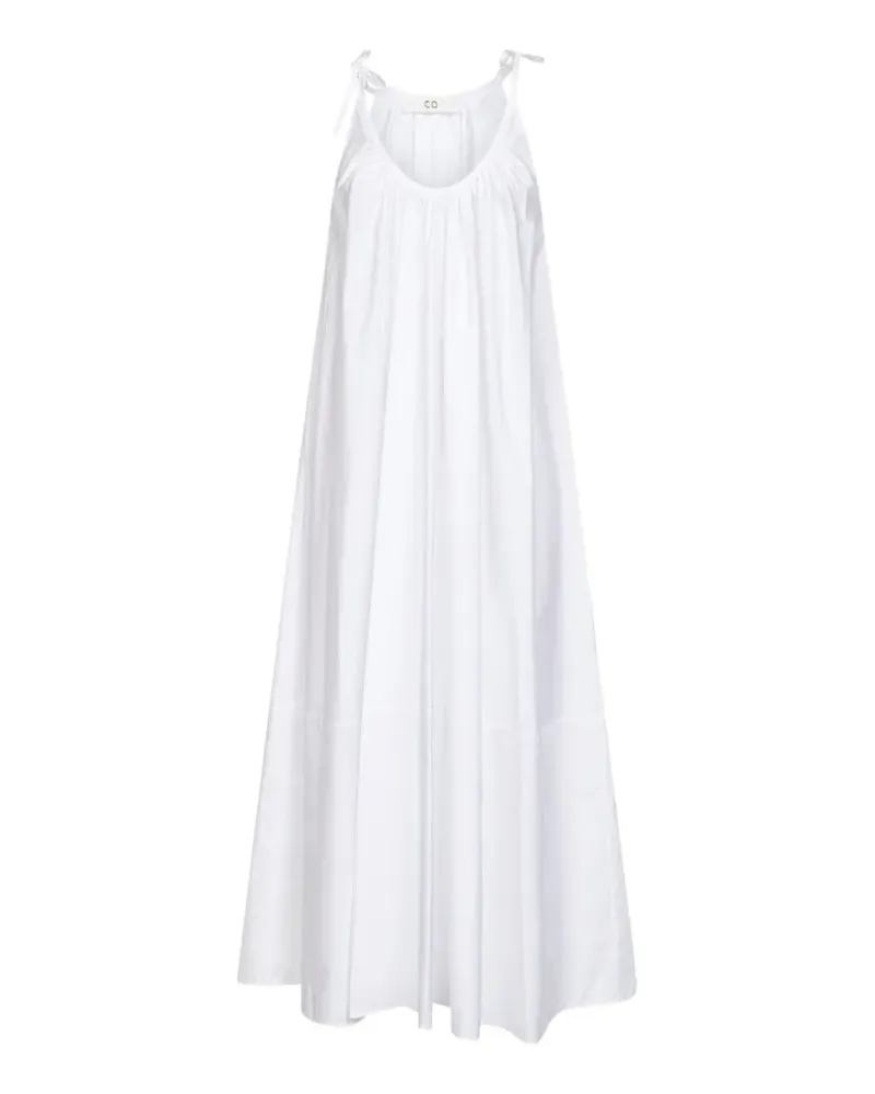 Co tie-fastening maxi dress - Weiß Weiß