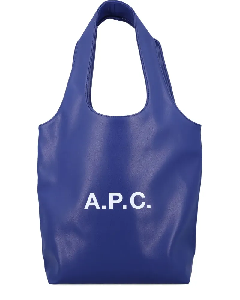 A.P.C. Kleiner Ninon Shopper - Blau Blau
