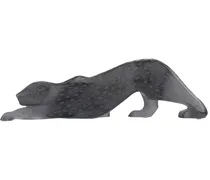 Große Zeila Panther Skulptur - Grau