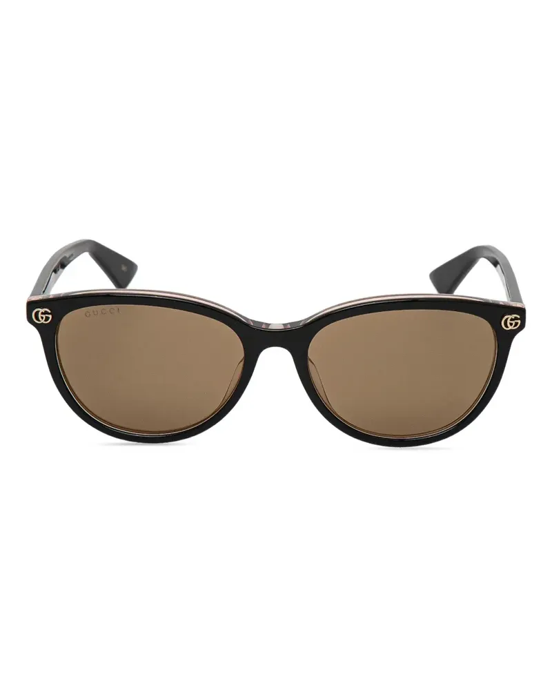 Gucci Cat-Eye-Sonnenbrille - Schwarz Schwarz