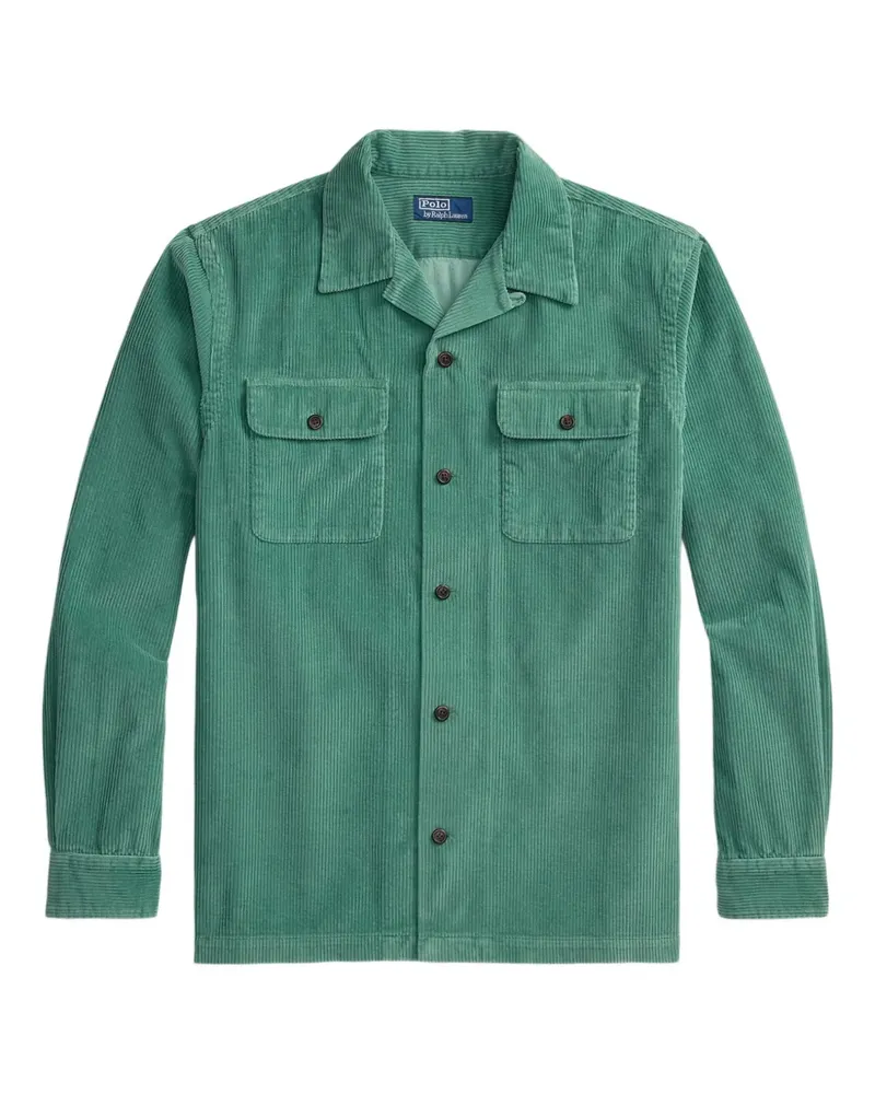 Ralph Lauren Langärmeliges Cordhemd - Grün Grün