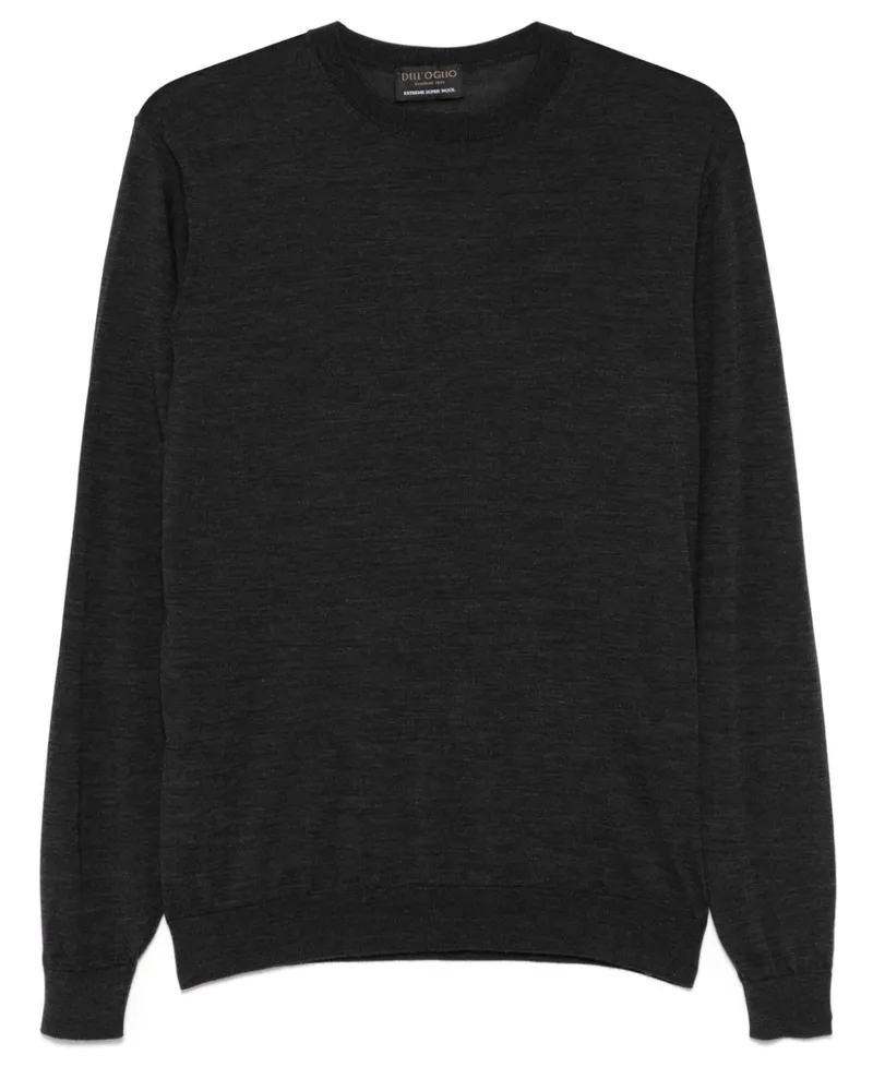 Dell'oglio Fein gestrickter Pullover - Grau Grau
