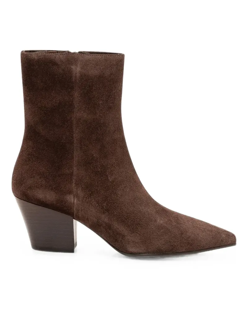 Jeffrey Campbell Joshua Tree suede ankle boots - Braun Braun