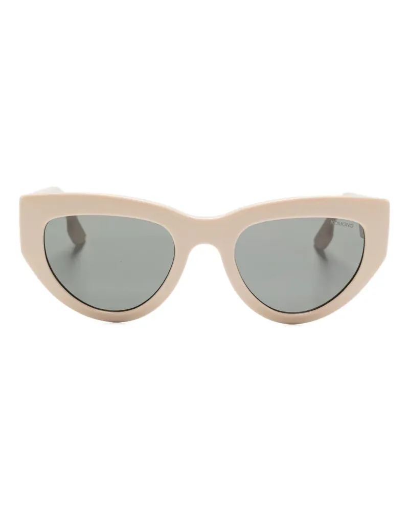 Komono cat-eye frame sunglasses - Nude Nude