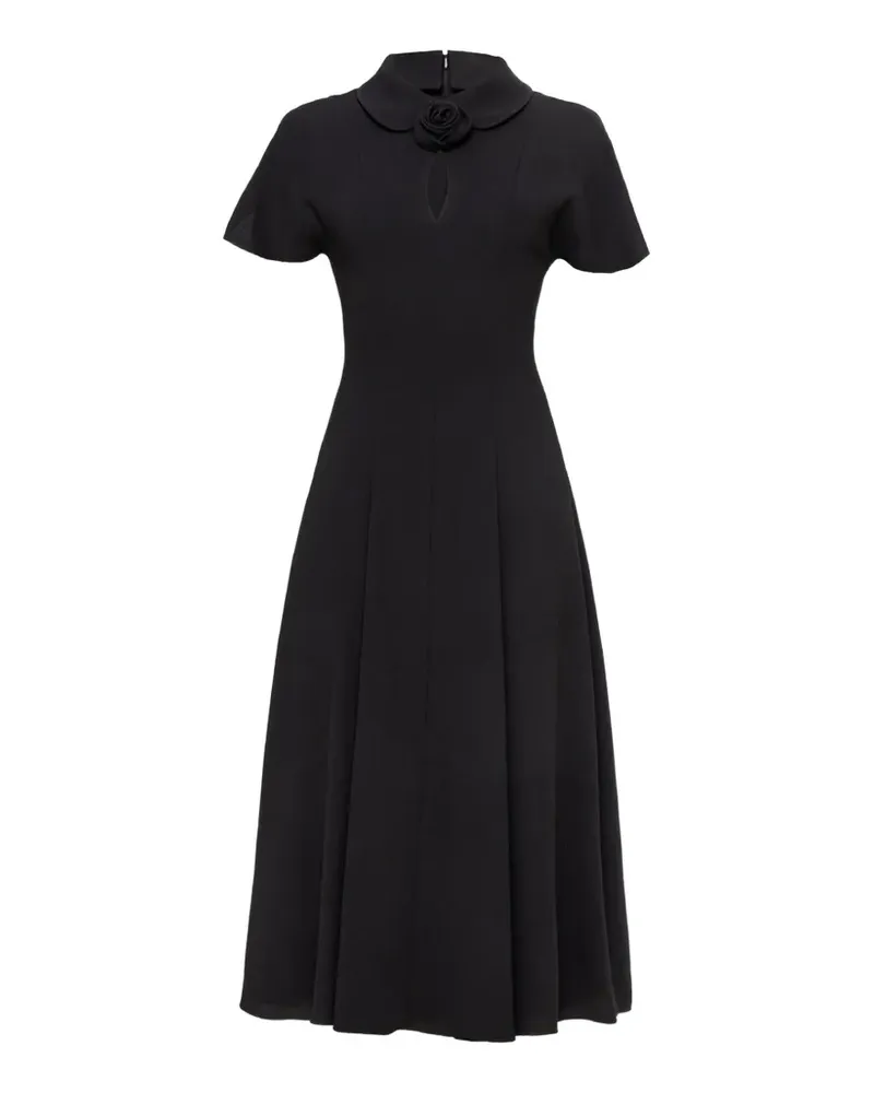 NISSA Kleid mit Blumenmuster - Schwarz Schwarz