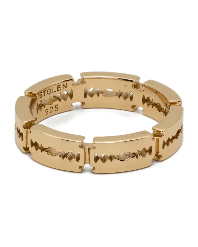Stolen Girlfriends Club razor eternity ring - Gold Gold